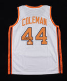 Derrick Coleman Signed Syracuse White Jersey (JSA COA) #1 Pick 1990 New Jersey