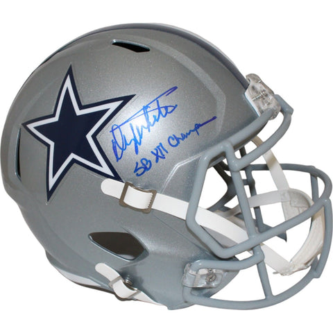 Danny White Autographed Dallas Cowboys F/S Helmet SB Champ Beckett 44050
