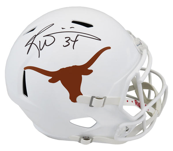 Ricky Williams Signed Texas Riddell Full Size Speed Replica Helmet - (SS COA)
