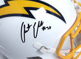 Austin Ekeler Autographed Chargers Replica Speed F/S Helmet Color Rush -