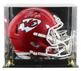 Chiefs Jamaal Charles Signed Full Size Speed Rep Helmet W/ Case BAS Witnessed