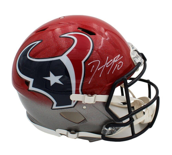 DeAndre Hopkins Signed Houston Texans Speed Authentic Custom NFL Helmet