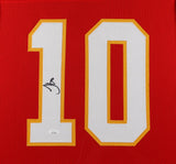 Tyreek Hill Signed Chiefs 34"x42" Framed Jersey (JSA COA) 5xPro Bowl Receiver