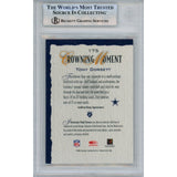 Tony Dorsett Autographed 2002 Gridiron Kings #175 Trading Card Beckett 43827