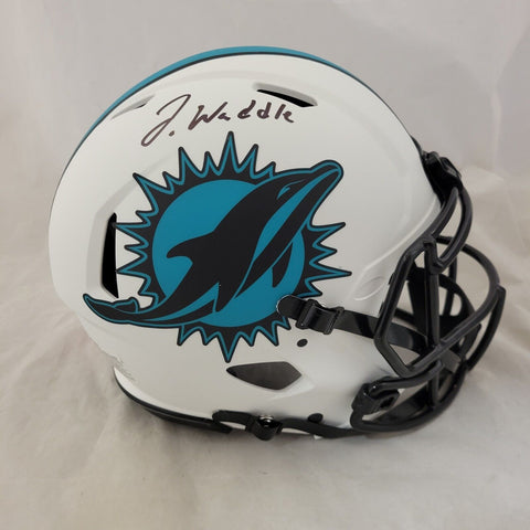 JAYLEN WADDLE SIGNED DOLPHINS LUNAR ECLIPSE SPEED AUTHENTIC HELMET FANATICS
