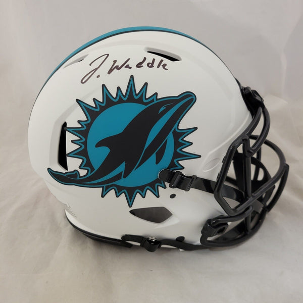 JAYLEN WADDLE SIGNED DOLPHINS LUNAR ECLIPSE SPEED AUTHENTIC HELMET FANATICS