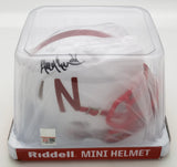 Mike Brown Signed Nebraska Cornhuskers Speed Mini Helmet (Beckett Witness QR)