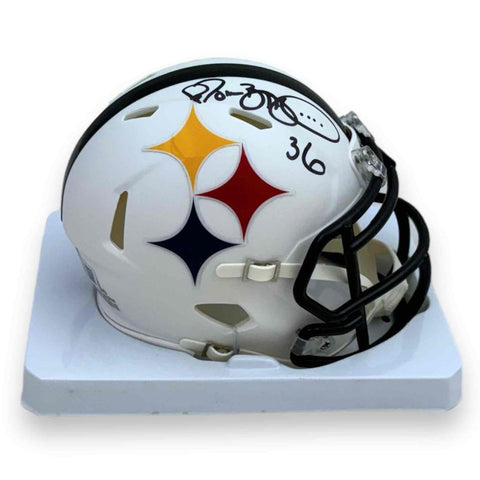 Steelers Jerome Bettis Autographed Signed AMP Speed Mini Helmet - Beckett