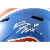 Bo Nix Autographed/Signed Denver Broncos F/S TB Helmet Beckett Witness 55112