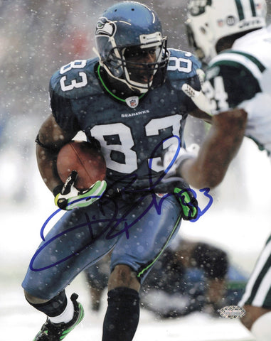Deion Branch Autographed Signed 8x10 Photo Seattle Seahawks MCS Holo #63140