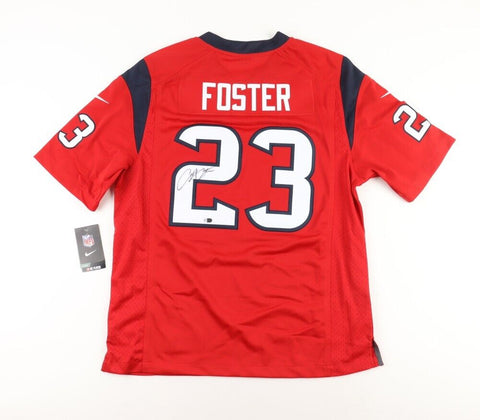 Arian Foster Signed Texans Jersey (Fanatics) Houston's All Time Leading Rusher