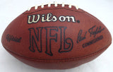 Az-Zahir Hakim Autographed NFL Leather Football Rams (Flat) Beckett QR #BJ04159