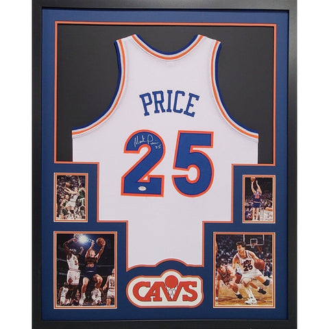 Mark Price Autographed Framed Cleveland Cavaliers Jersey