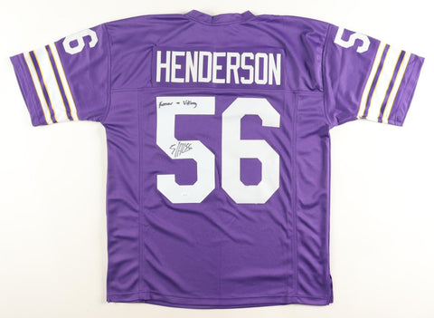 E. J. Henderson Signed Minnesota Vikings Jersey "Forever a Viking" (JSA COA)
