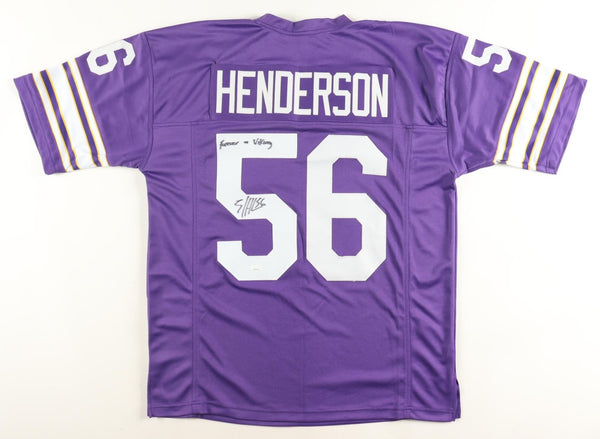 E. J. Henderson Signed Minnesota Vikings Jersey "Forever a Viking" (JSA COA)