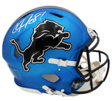 Calvin Johnson Signed Detroit Lions Speed Authentic Alternate 2024 NFL Helmet