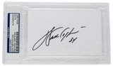 Walter Payton Signed Slabbed Chicago Bears Index Card PSA/DNA 43142