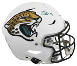 Jaguars Travis Hunter Signed 2024 On-Field Alt Speed Flex Full Size Helmet BAS W
