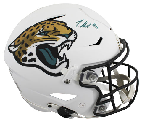 Jaguars Travis Hunter Signed 2024 On-Field Alt Speed Flex Full Size Helmet BAS W