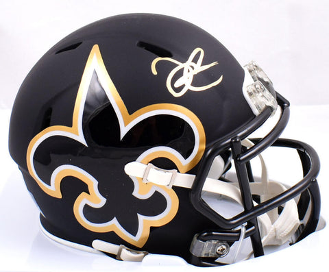 Derek Carr Autographed New Orleans Saints Amp Speed Mini Helmet-Beckett W Holo