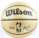 Julius Erving Autographed NBA Wilson Gold Edition Basketball - Beckett W Holo