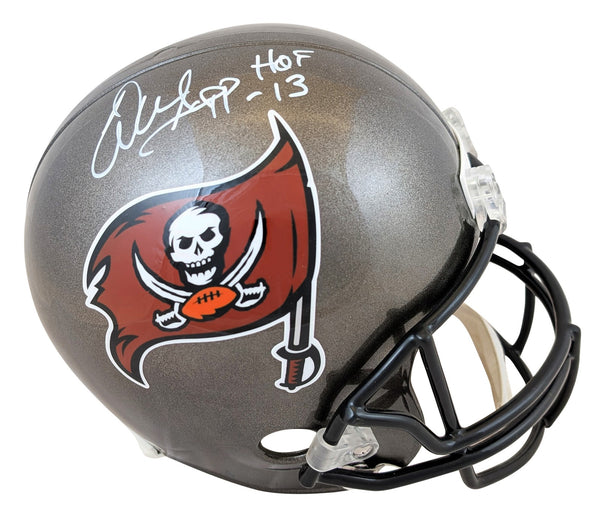 Buccaneers Warren Sapp "HOF 13" Authentic Signed Full Size Rep Helmet BAS Wit