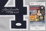 Lou Piniella Signed New York Yankees Road Jersey Inscribed "77-78 WSC" (JSA COA)