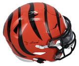 Ja'Marr Chase Autographed Cincinnati Bengals MIDI Speedflex Helmet Beckett