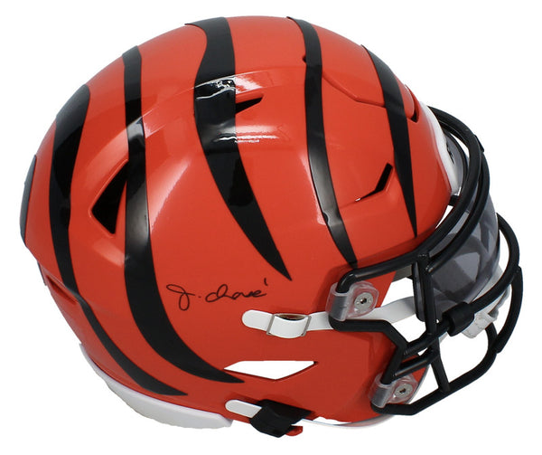 Ja'Marr Chase Autographed Cincinnati Bengals MIDI Speedflex Helmet Beckett