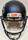 Patrick Surtain II Autographed, Inscribed Denver Broncos Navy Pro Helmet BAS COA