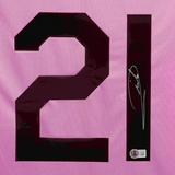 Andrea Pirlo Signed Juventus Away Soccer Jersey #21 with Beckett Witness