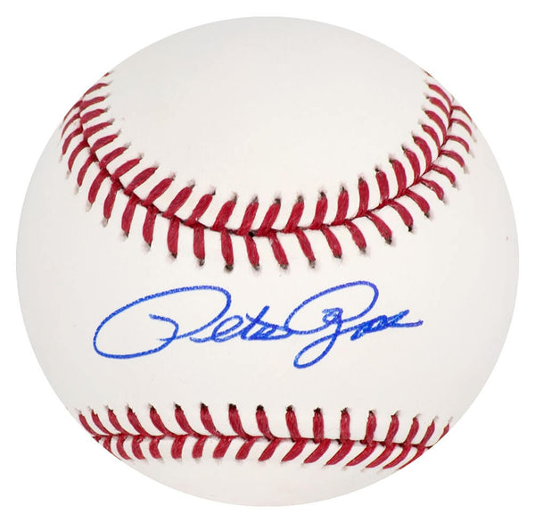 Pete Rose (REDS) Signed Rawlings Official MLB Baseball - (SCHWARTZ COA)