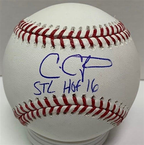 Cardinals CHRIS CARPENTER Signed Official MLB Baseball AUTO w/ STL HOF '16 - JSA