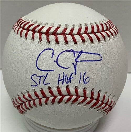 Cardinals CHRIS CARPENTER Signed Official MLB Baseball AUTO w/ STL HOF '16 - JSA