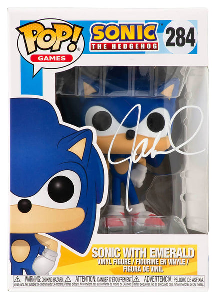 Jaleel White Signed Sonic The Headgehog With Emerald Funko Pop Doll #284 -SS COA