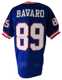 Mark Bavaro HOF Signed/Auto Blue Giants Custom Football Jersey Beckett XHC75