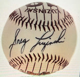 Greg Luzinski Signed Bull's BBQ Baseball (JSA COA) Philadelphia Phillies Slugger