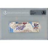Cal Ripken Autographed Baltimore Orioles 3000 Hit Ticket Slab Beckett 53167