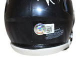 Ray Lewis Autographed Baltimore Ravens Speed Mini Helmet Beckett 37455