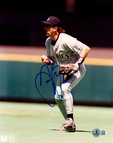 Jason Bates Autographed/Signed Colorado Rockies 8x10 Photo Beckett 57616