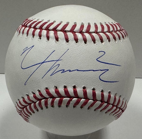 Chicago Cubs Infielder NICO HOERNER Signed Official MLB Baseball AUTO - BAS