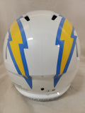 OMARION HAMPTON SIGNED LOS ANGELES CHARGERS SPEED REPLICA HELMET BECKETT QR