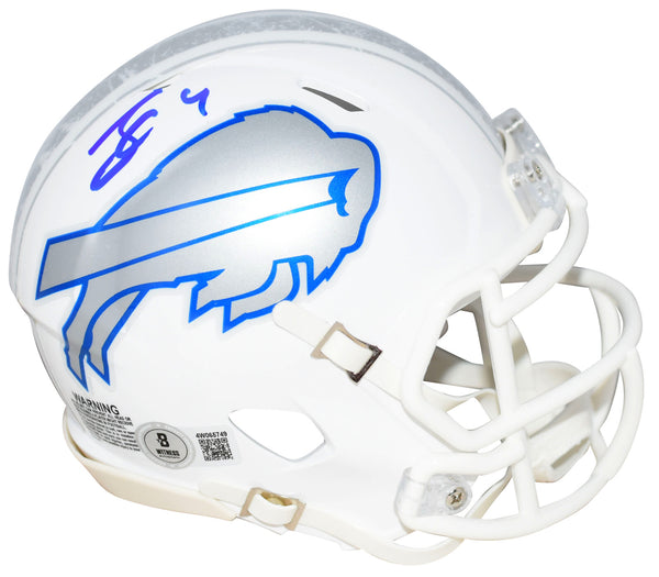 JAMES COOK AUTOGRAPHED BUFFALO BILLS 2025 RIVALRIES SPEED MINI HELMET BECKETT