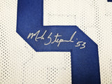 DALLAS COWBOYS MARK STEPNOSKI AUTOGRAPHED WHITE JERSEY BECKETT BAS QR 215776