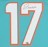 Jaylen Waddle Autographed Miami Dolphins Nike Teal Game Jersey Fanatics