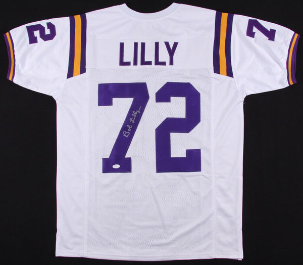 Bob Lilly Signed TCU Horned Frogs Jersey (JSA COA) Cowboys 11x Pro Bowl D Tackle