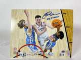 Christian Braun Autographed Kansas Jayhawks 8x10 Photo Inscribed "22 Champs" BAS