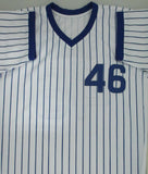 Cubs Hall of Famer LEE SMITH Signed Custom Replica Pinstripe Jersey AUTO - JSA