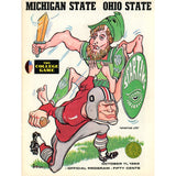 Ohio State Buckeyes vs Michigan State Spartans 10/11/1969 Gameday Magazine 59303