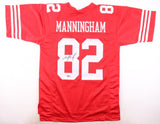 Mario Manningham Signed San Francisco 49ers Jersey (Beckett) Ex Michigan WR